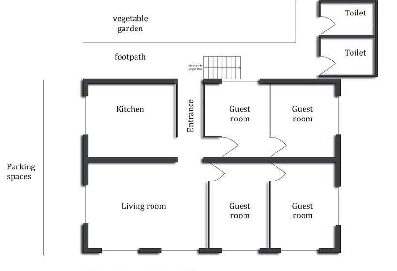 تختخواب و صبحانه Thuji Homestays