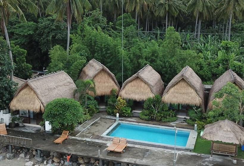 פנסיון Krisna Bungalows And Restaurant