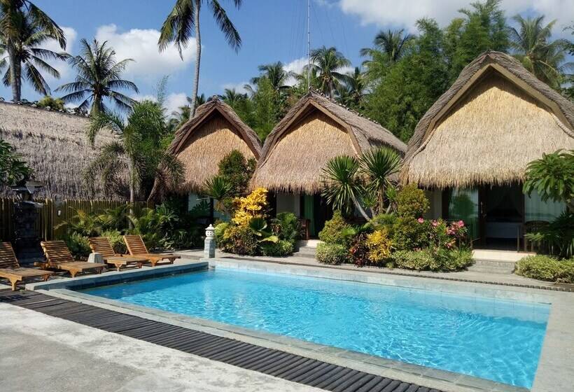 פנסיון Krisna Bungalows And Restaurant