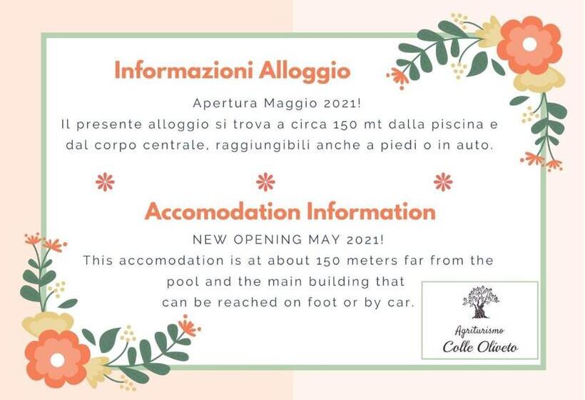 בית מלון כפרי Agriturismo Colle Oliveto