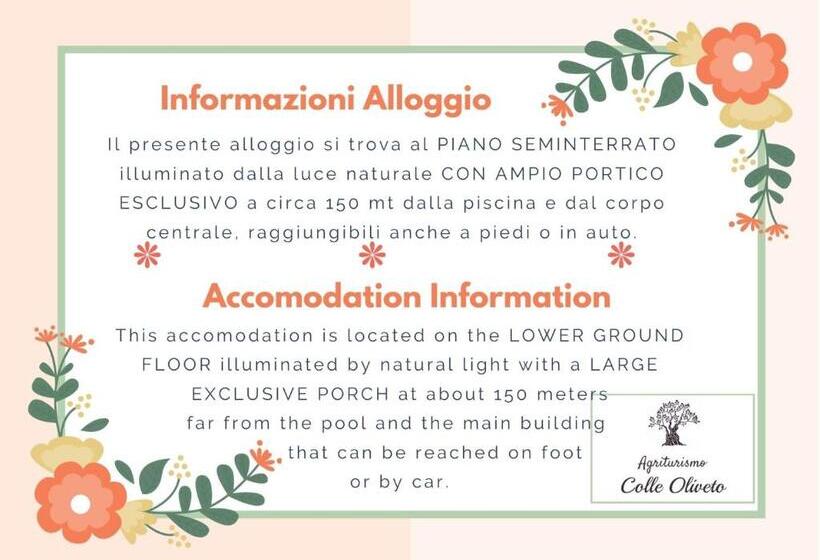 בית מלון כפרי Agriturismo Colle Oliveto