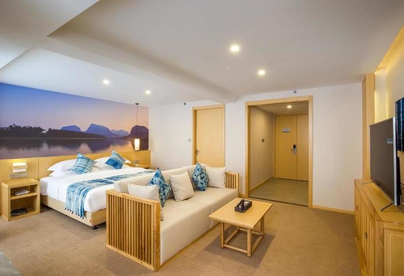 호텔 Poltton Service Apartment Yangshuo Wubu Town