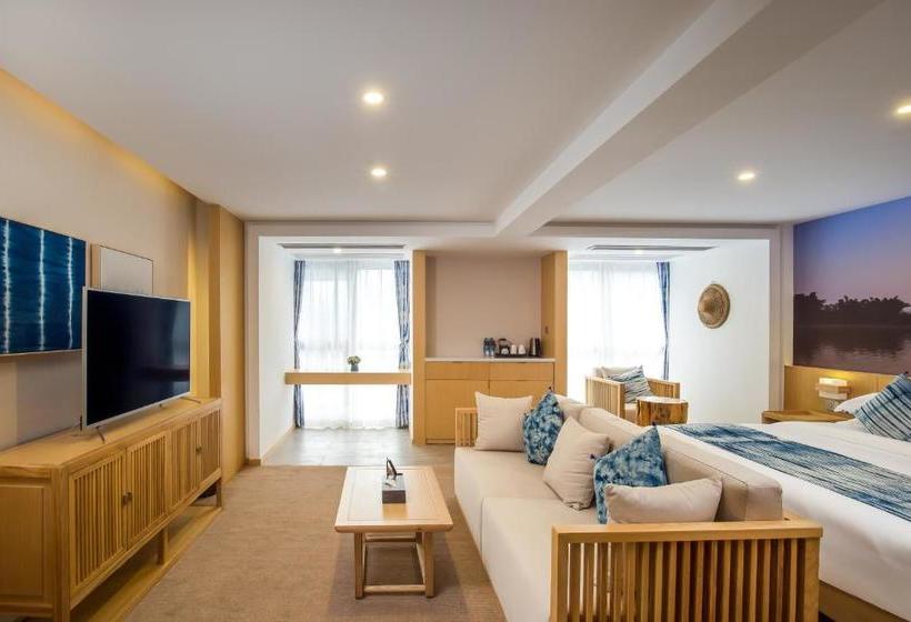 호텔 Poltton Service Apartment Yangshuo Wubu Town