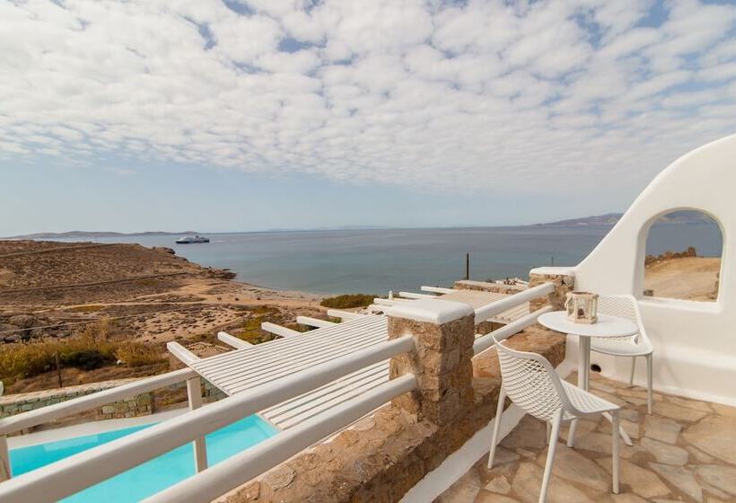 Сельский отель 180 ° View Private Pool Villa Choulakia To Enjoy Sun Kissing Sea