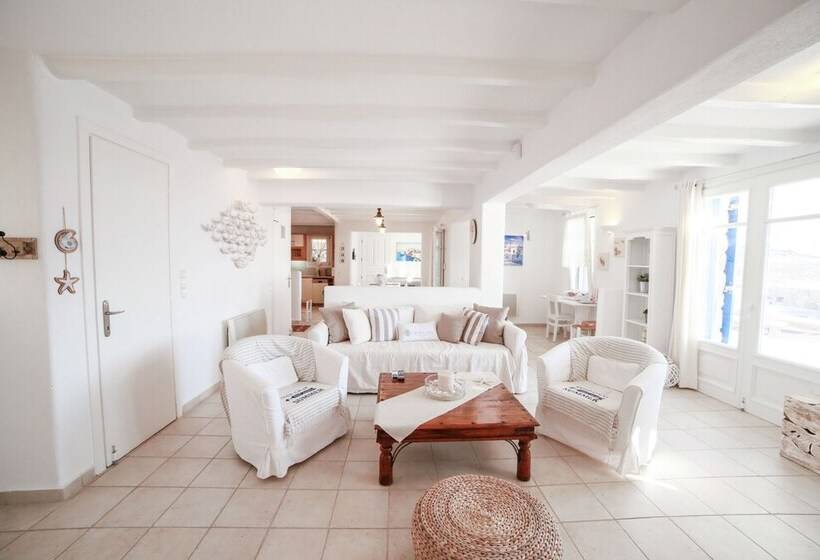 Сельский отель 180 ° View Private Pool Villa Choulakia To Enjoy Sun Kissing Sea