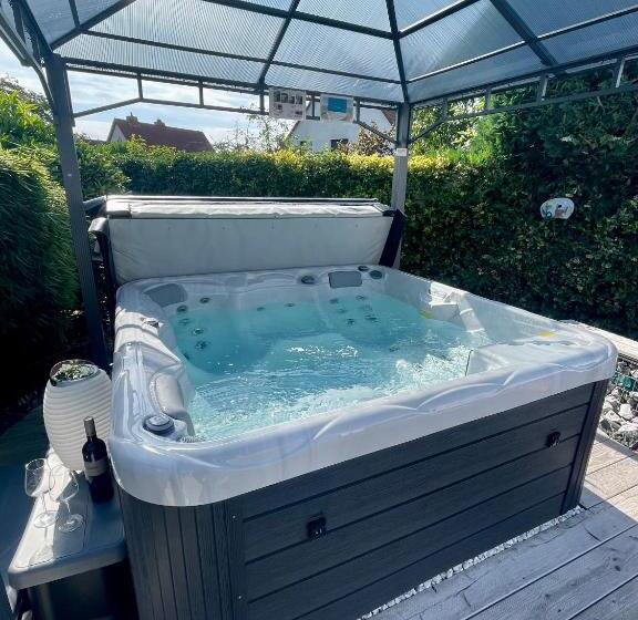 Ferienwohnung Schlossblick 4 Sterne Sauna Pool Whirlpool Privat