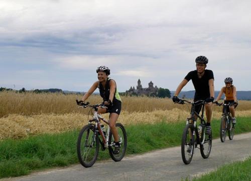 Ferienwohnung Schlossblick 4 Sterne Sauna Pool Whirlpool Privat