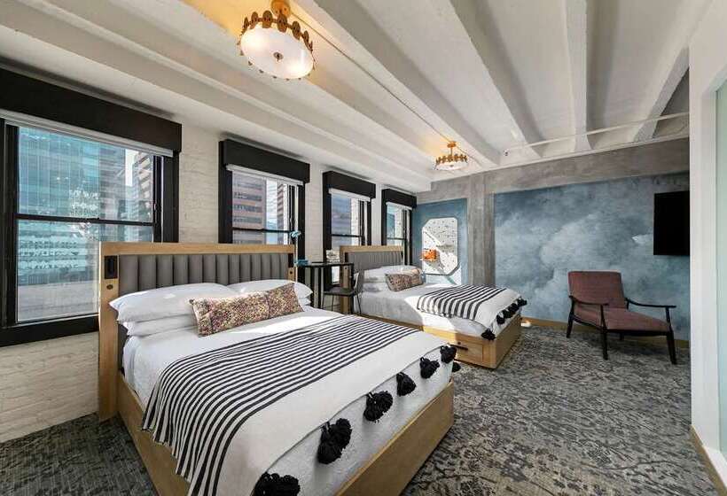 בית מלון כפרי The Wayfarer Downtown La, Tapestry Collection By Hilton