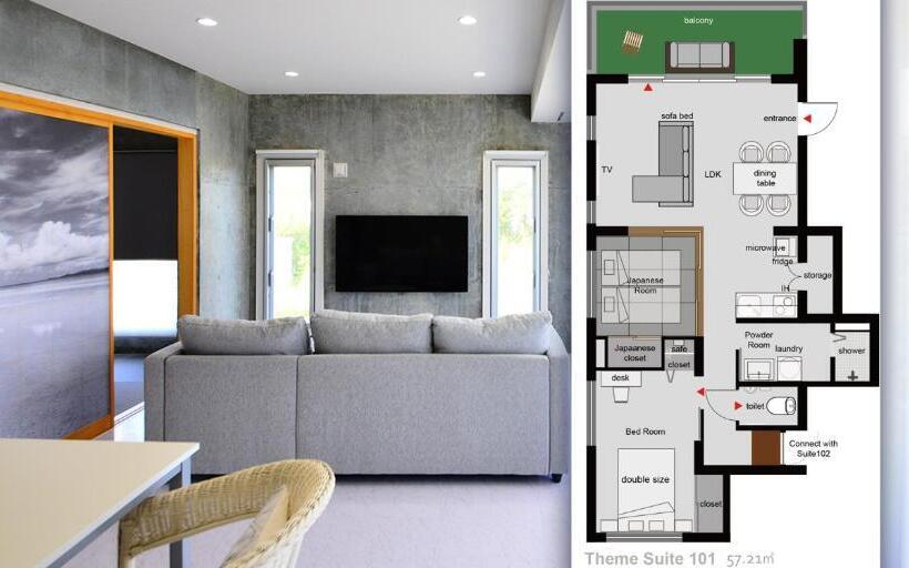 אתר נופש Sou東恩納