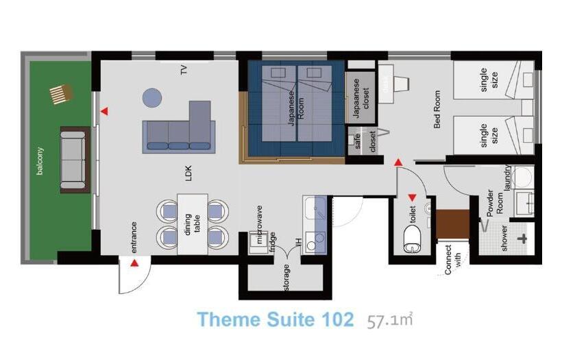 אתר נופש Sou東恩納