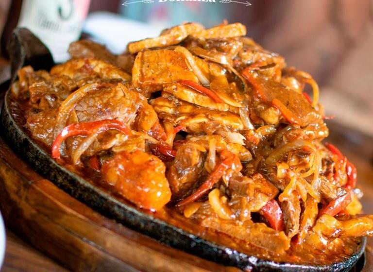 بنسيون Cabañas Y Hostal Bonanza Mesa De Los Santos