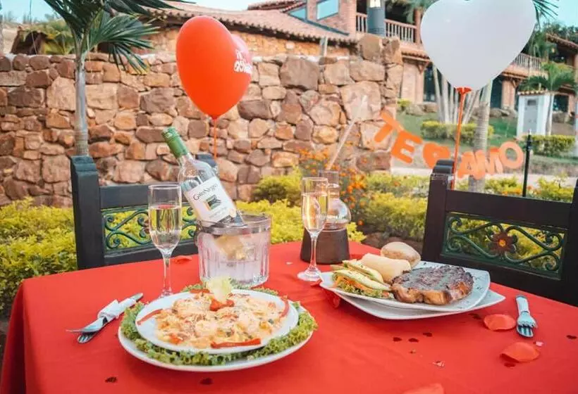 ペンション Cabañas Y Hostal Bonanza Mesa De Los Santos