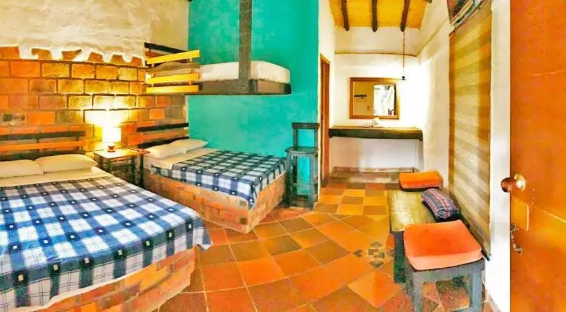 ペンション Cabañas Y Hostal Bonanza Mesa De Los Santos