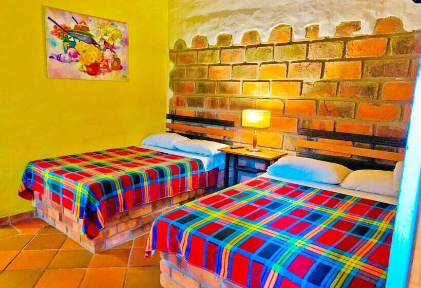 بنسيون Cabañas Y Hostal Bonanza Mesa De Los Santos