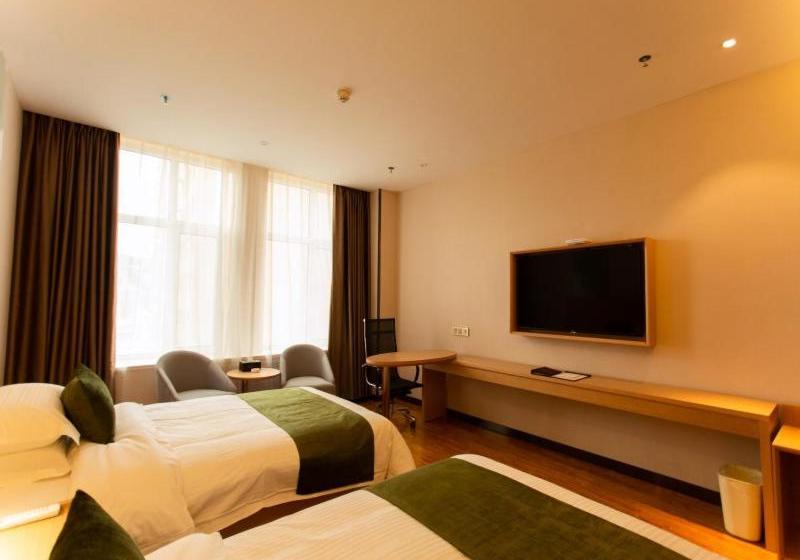 Otel Greentree Inn Pingliang Jinding Times Square