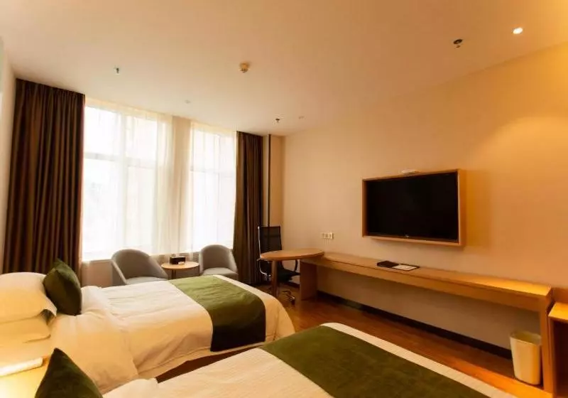 ホテル Greentree Inn Pingliang Jinding Times Square