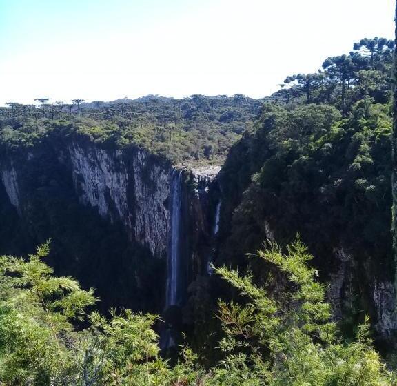 بنسيون Ecohostel Dos Canyons Santa Catarina