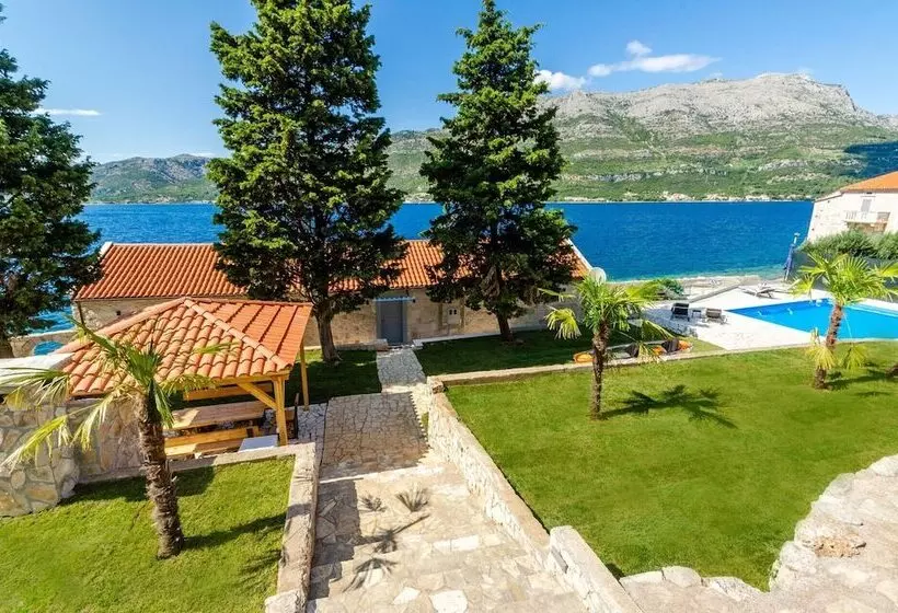 Beachfront Villa Gabriela With Pool