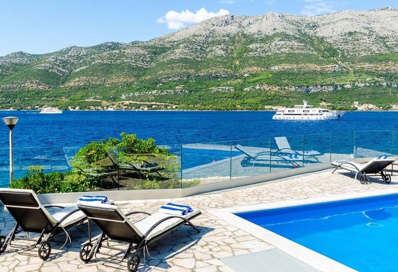 Beachfront Villa Gabriela With Pool