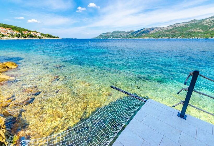 Beachfront Villa Gabriela With Pool