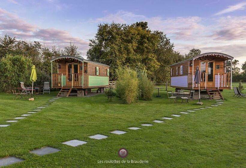 بنسيون Les Roulottes De La Brauderie