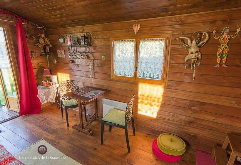 بنسيون Les Roulottes De La Brauderie