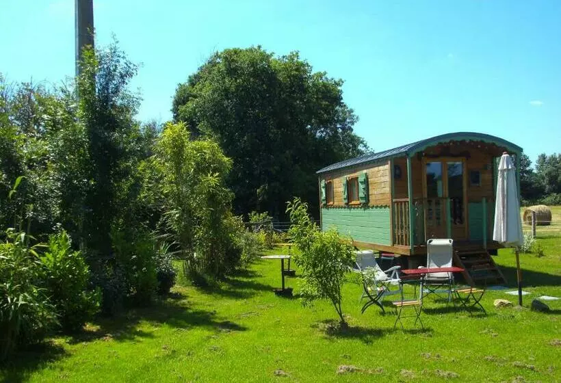 ペンション Les Roulottes De La Brauderie