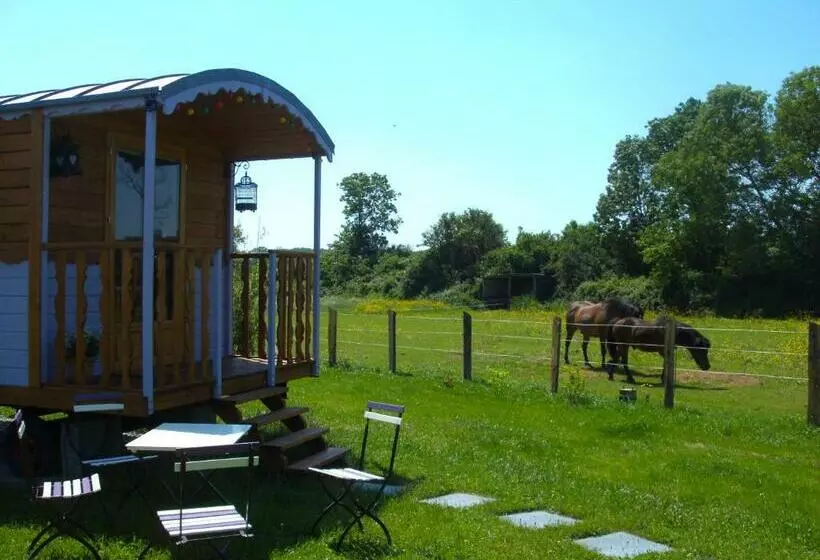 ペンション Les Roulottes De La Brauderie