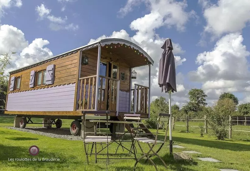 ペンション Les Roulottes De La Brauderie