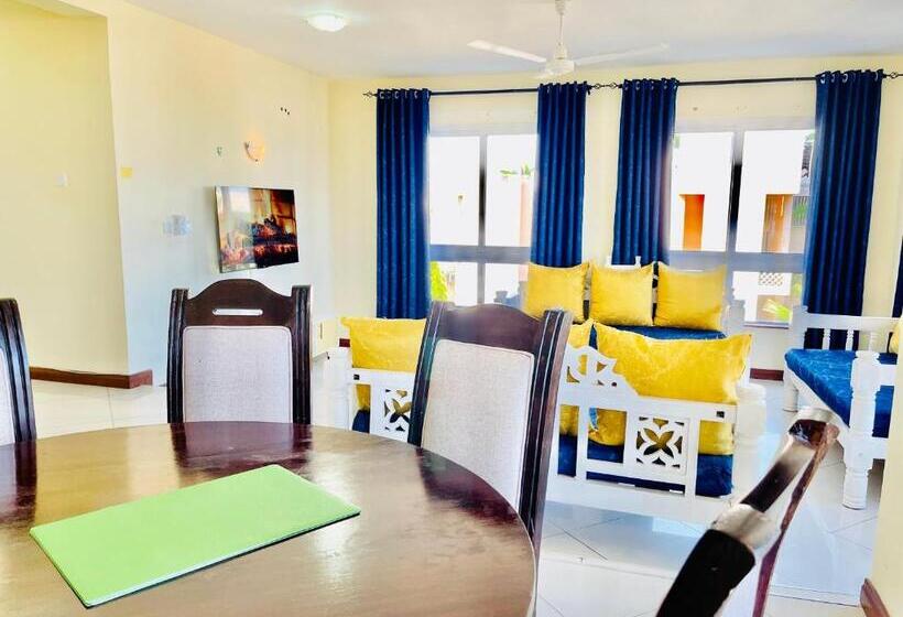 تختخواب و صبحانه Elna S Nyali   Seaview, Pool, High Speed Wi Fi & Hot Shower