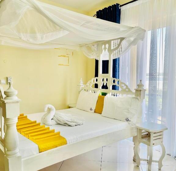 تختخواب و صبحانه Elna S Nyali   Seaview, Pool, High Speed Wi Fi & Hot Shower