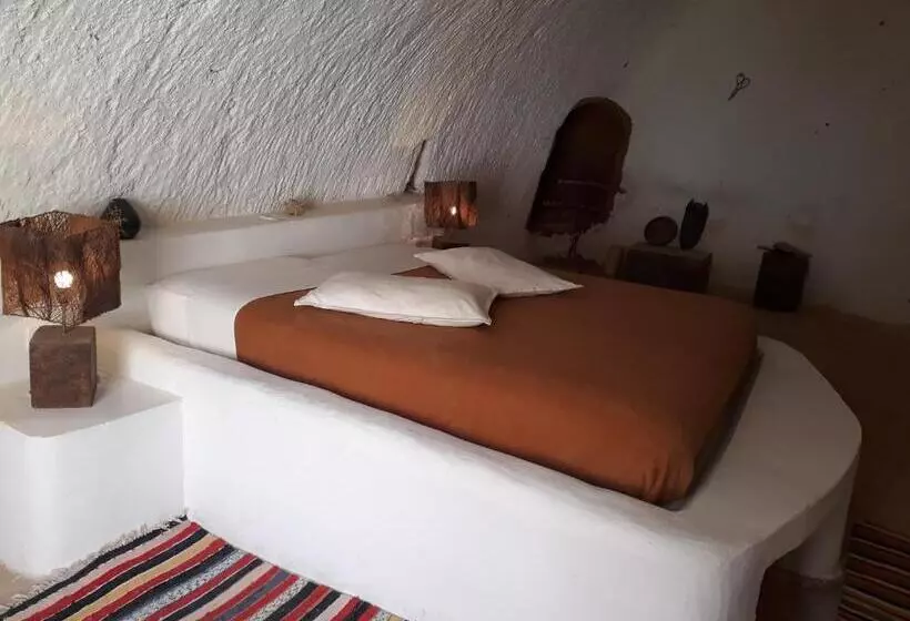 Aamiaismajoitus (B&B) Au Trait D Union Tijma Matmata