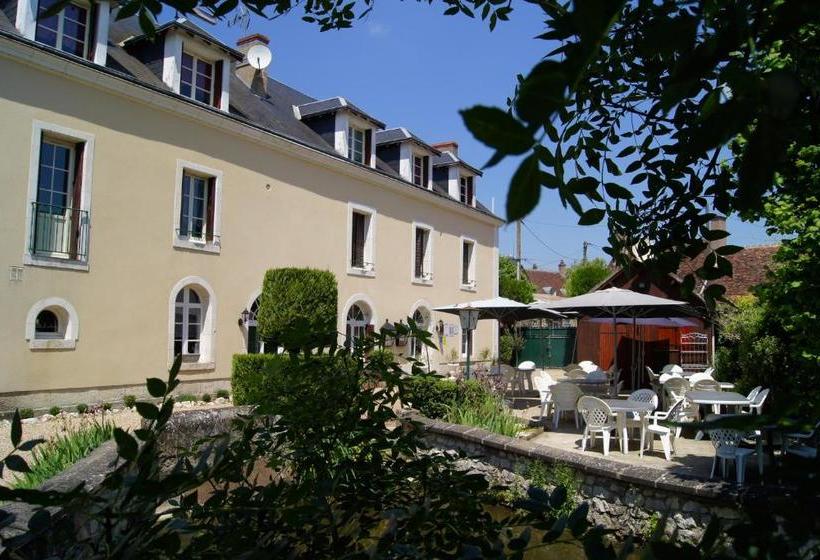 호텔 Hôtel Restaurant Le Moulin De La Renne Adults Only Proche Zoo De Beauval