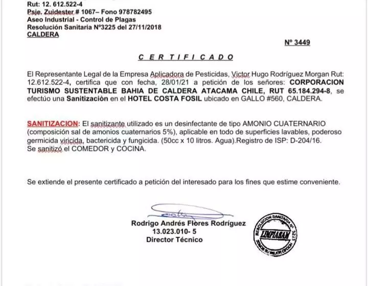 ホテル Costafósil