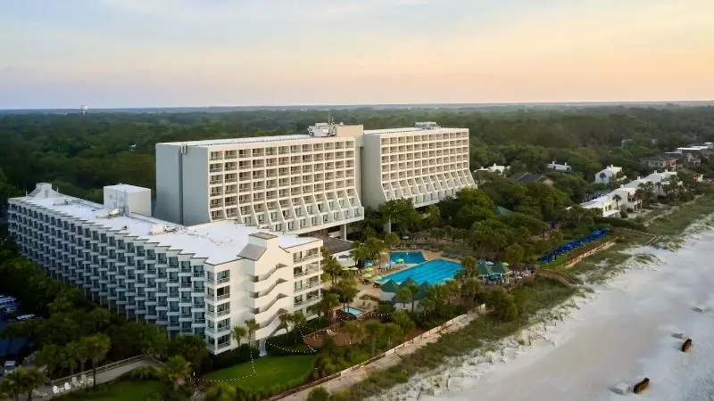 호텔 Hilton Beachfront Resort & Spa Hilton Head Island