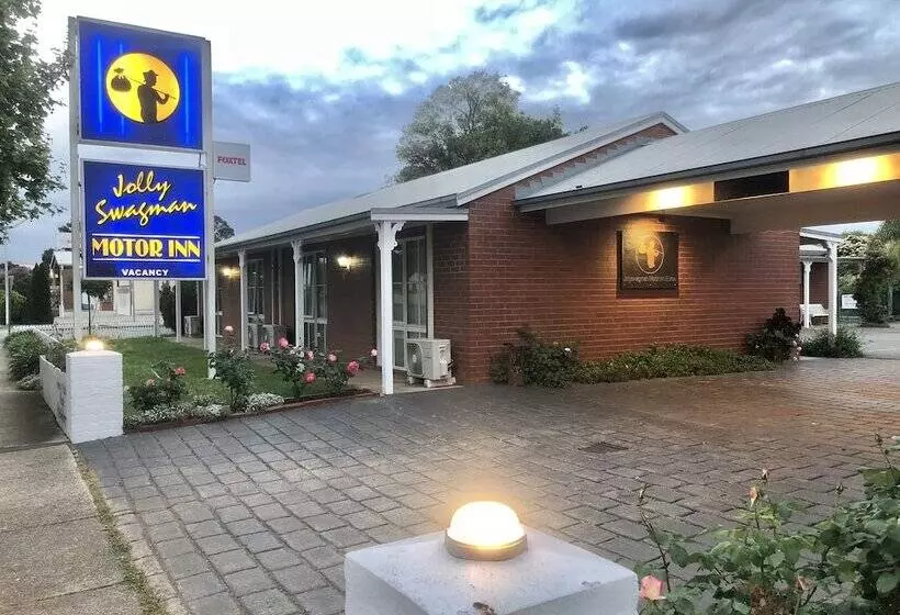モーテル Jolly Swagman Motor Inn Euroa