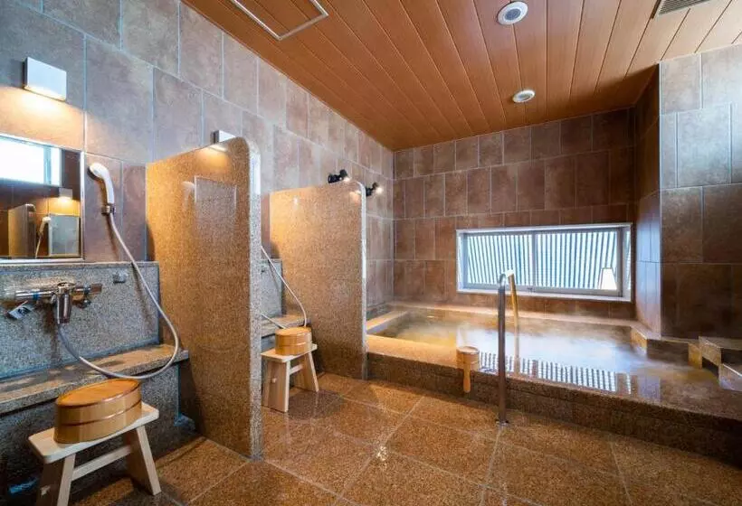 Super Hotel Yamagata Sakurambo Higashine Station Front