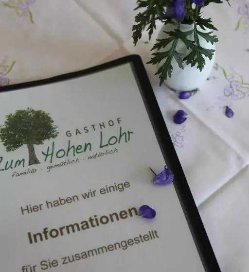 Majatalo Gasthof Zum Hohen Lohr