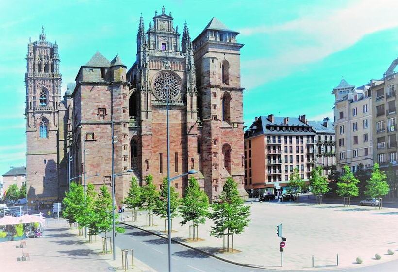 酒店 Logis Hôtel Du Midi   Rodez Centre Ville