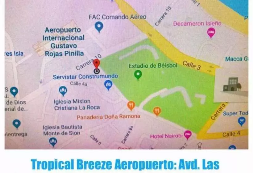 ユースホステル Tropical Breeze Aeropuerto