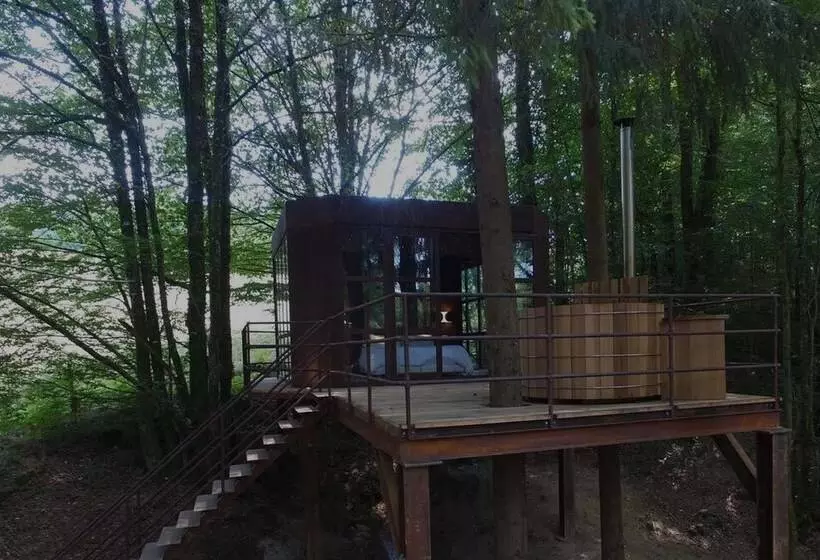 ホテル Moulin De La Jarousse   Les Cabanes