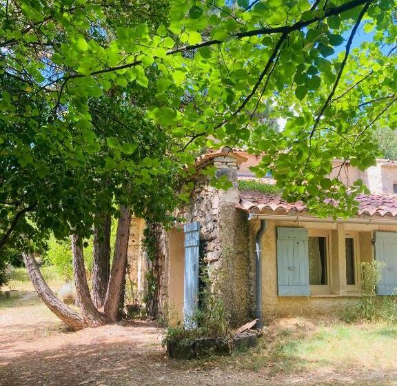 צימר Le Moulin De La Viorne, Gîte Modulable Avec Piscine En Haute Provence