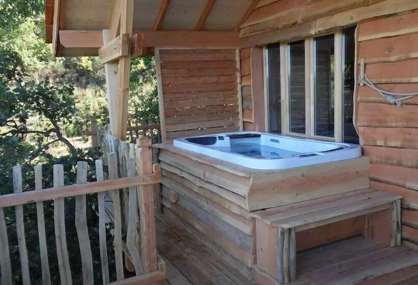 ホテル Cabane D Hôtes Avec Spa Aura Cabana