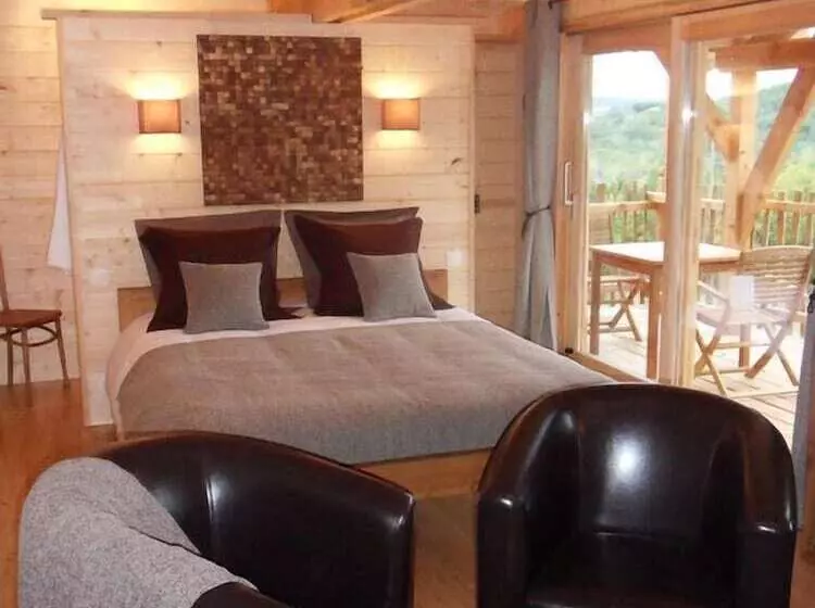 ホテル Cabane D Hôtes Avec Spa Aura Cabana