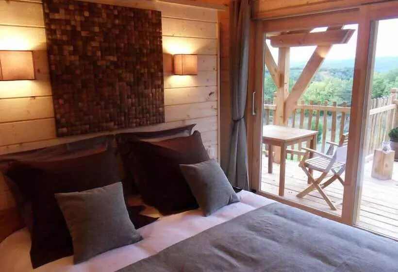 ホテル Cabane D Hôtes Avec Spa Aura Cabana