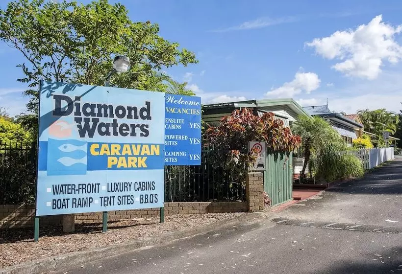 ホテル Diamond Waters Caravan Park