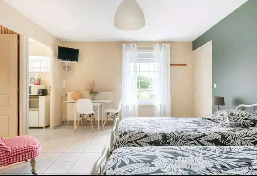 Aamiaismajoitus (B&B) Studio Ferme De Bonavis