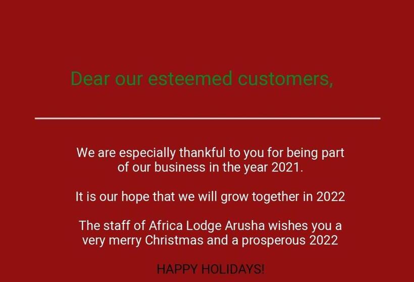 فندق Africa Lodge Arusha