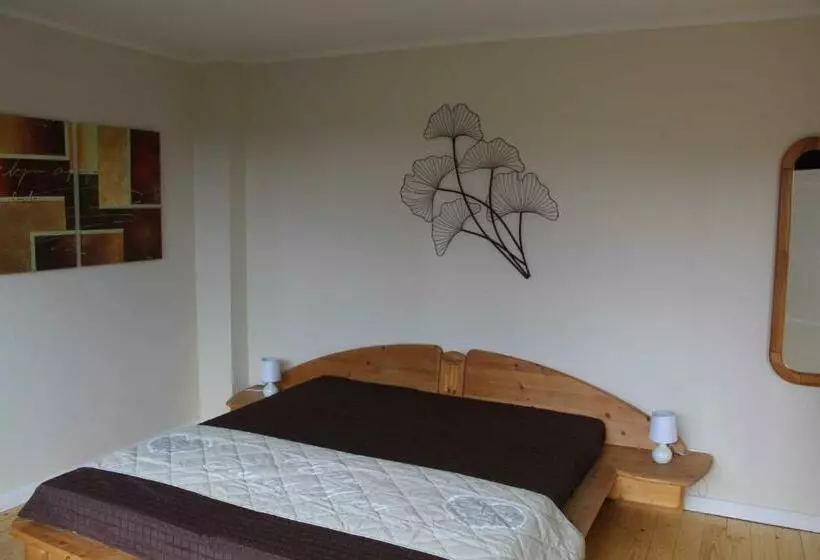 ホテル Ferienwohnung Auf Dem Alpaka Hof
