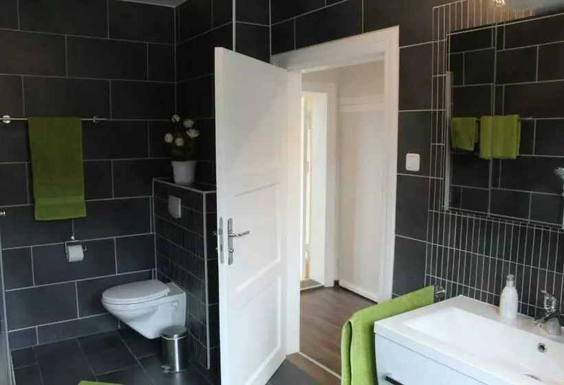 ホテル Ferienwohnung Auf Dem Alpaka Hof